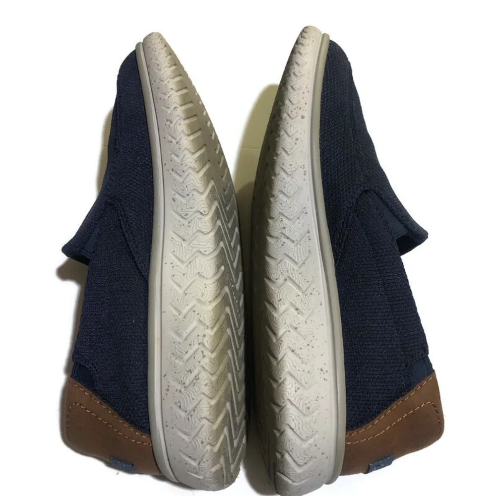 Clarks Men's RelaxLite Step Loafers Navy Sz 11